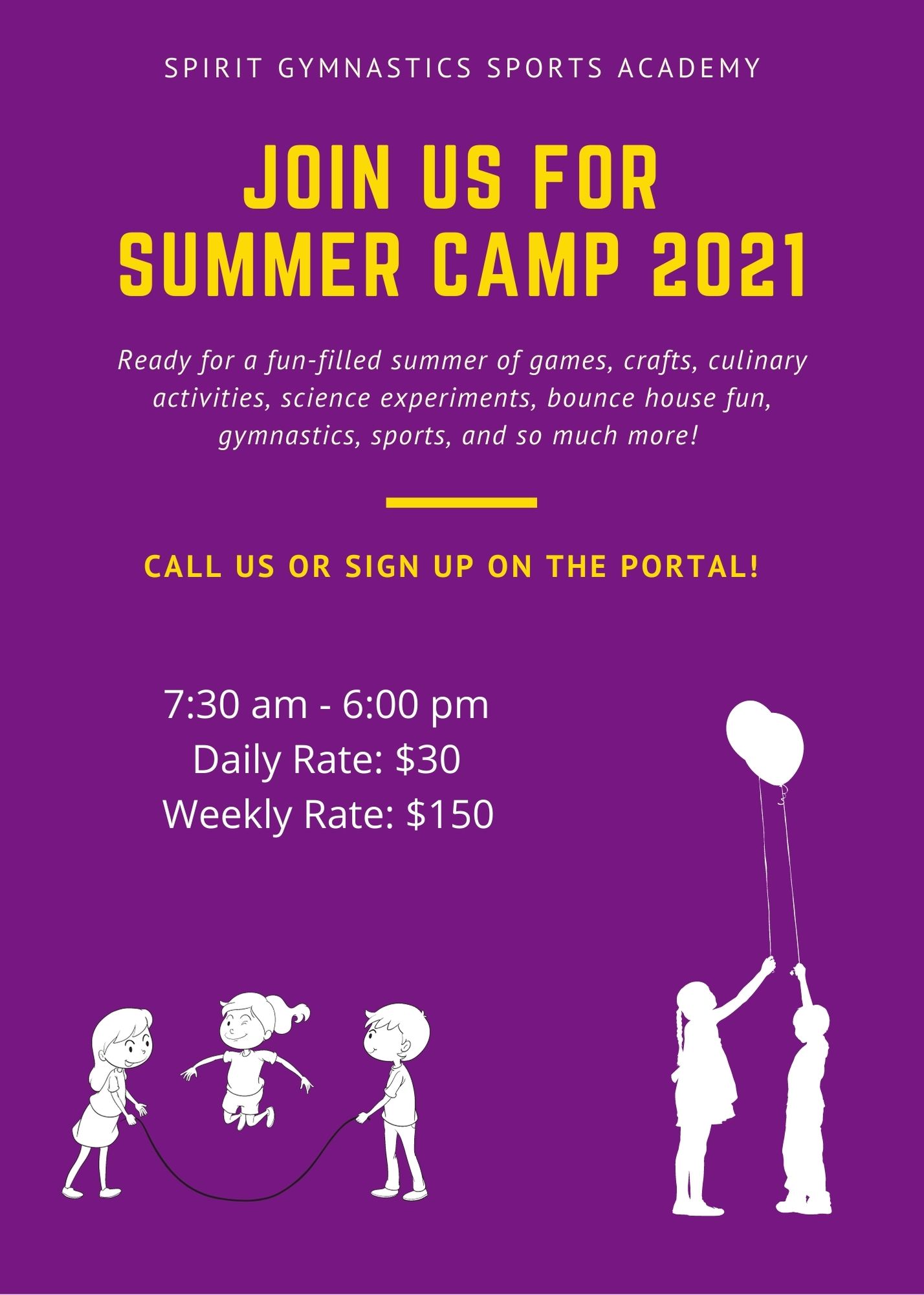 2021 Summer Camp Info Image